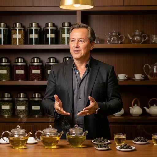 Bouteille de thГ© au jasmin infusГ©, mettant en valeur son arГґme floral.